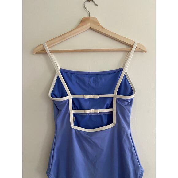 KATE SPADE Adventure Blue One Piece Bows Swimsuit Size Medium - Picture 5 of 6